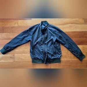 Scotch And Soda Jacket XL Mens Classic Harrington Full Zip Navy Blue